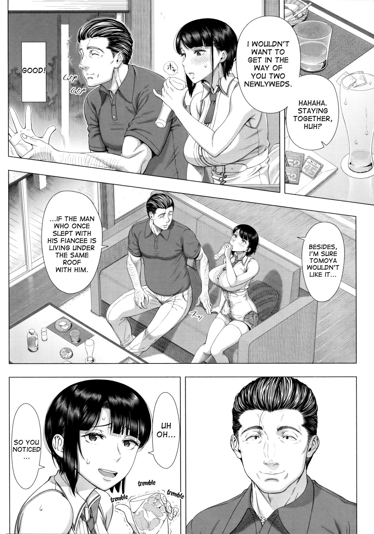 Hentai Manga Comic-First Time With Someone Else's Wife-Read-21